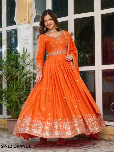 SP-12 BY SP DESIGNER AMERICAN SILK SALWAR SUIT WHOLESALER IN INDIA